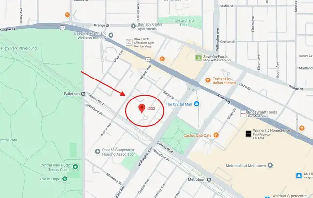 31F/ Sub-Penthouse 2 Bedrooms 2 Bath 1 Den at Metrotown Area