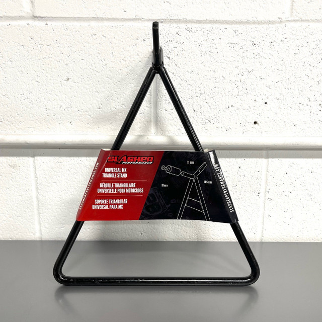 █ NEW █ Slasher Deluxe Multi-Fit Dirt Bike Triangle Stand █ in Motorcycle Parts & Accessories in Oakville / Halton Region - Image 2