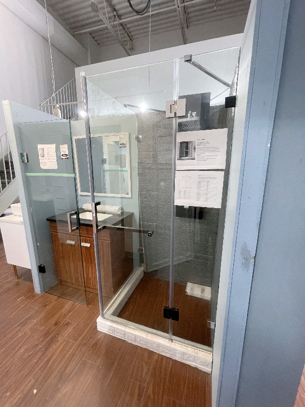 【$309 OFF! 】10MM Tempered Glass Shower Enclosure - 36"to 60" in Bathwares in Cambridge - Image 2