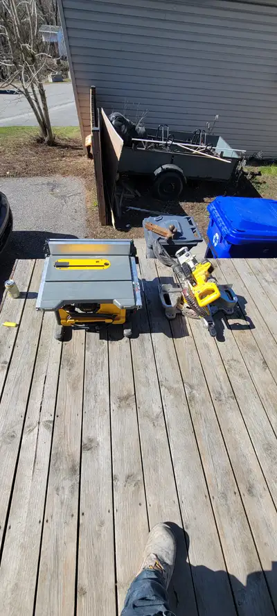 Ban scie dewalt et mider saw tres propre quesment pas user, View more