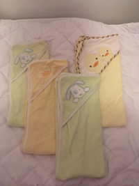 Baby towels x 4
