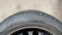 Set of Used Tire and Rims - 205/55R16 (16in x 6.5in)