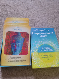 Empath personality cards deck and guidebook book