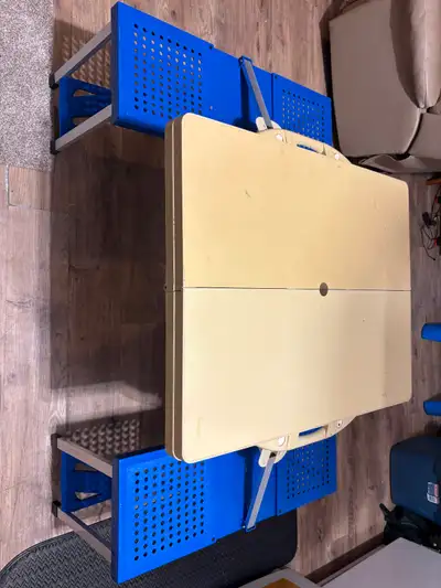 Folding Plastic Picnic Table, View more