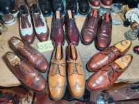 Quality Leather mens dress shoes, wingtips, derby, spectator