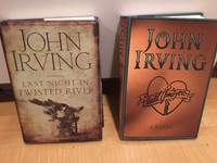 John Irving novels $15 each, hard cover