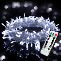 Twinkle Fairy Lights 50 LEDs 16.4FT with Remote Control, 8 Modes