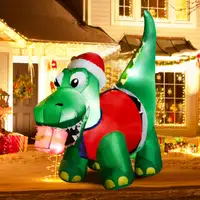 Brand new Outdoor 8FT Inflatable Christmas Dinosaur with light