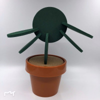 Rond Design vert Cactus décoration boisson chaude caboteur nappe
