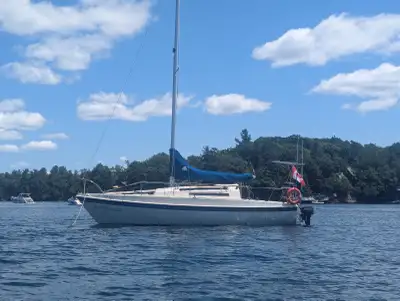 Je vend mon voilier un Tanzer 26 1981 sur ber. Équipé pour la course et la croisière. Beaucoup d'amé...