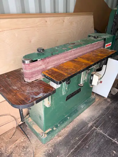 General international 6 x 108 edge sander. 220v single phase. Good working condition