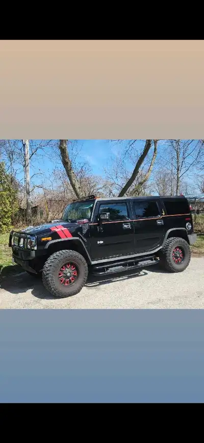 Will trade for a diesel truck preferably dually or muscle car or a semi 03 hummer h2 runs great Bran...