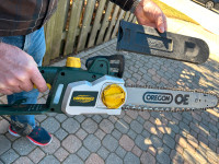 Electric chain saw. 14 inch