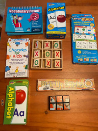 Educational games and flash cards