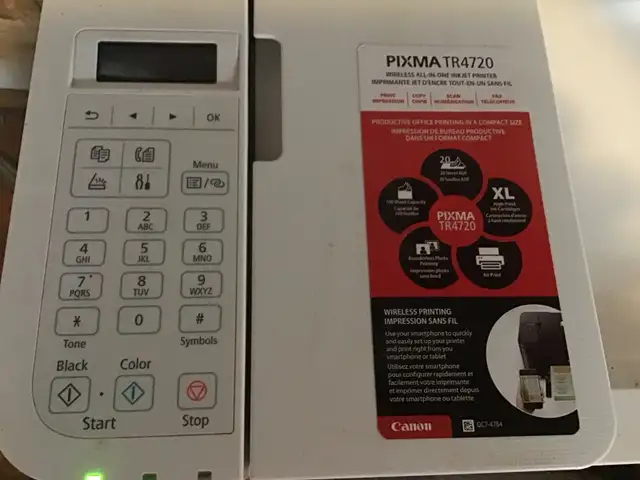 Canon PIXMA TR4720 - All-in-One Wireless Printer for Home Use in Printers, Scanners & Fax in Oakville / Halton Region - Image 6