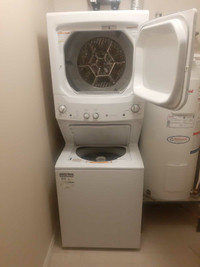 GE stackable washer dryer 