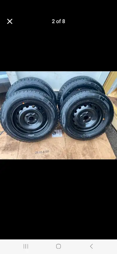 Set of 4 NEXEN winter ter tires rims (175 70 14) pattern (4×100) HYUNDAI ACCENT +RIO + YARIS