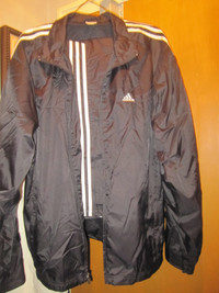 Adidas Tracksuit 1990's  Windbreaker Black And White Stripe New