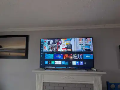 65 inches QLED smart Samsung TV, View more