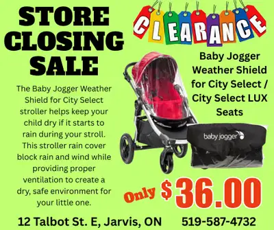 Baby Jogger Weather Shield for City Select / City Select LUX, View more