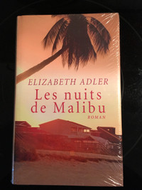 NEUF *** Livre Elizabeth Adler - Les nuits de Malibu