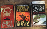 Douglas Preston & Lincoln Child - Lot of 3 paperbacks