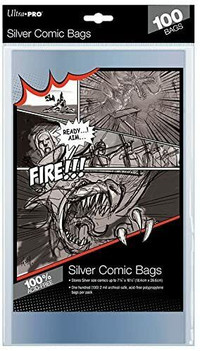 Ultra Pro COMIC ... "SILVER AGE" BAGS ... + 100/100 COMBO $40.00