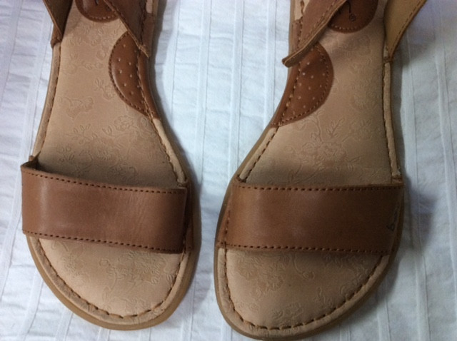 sandales cuir cognac femme dans Femmes - Chaussures  à Longueuil/Rive Sud - Image 2