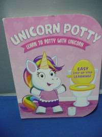 BOARD BOOKS - Unicorn potty - $3.00