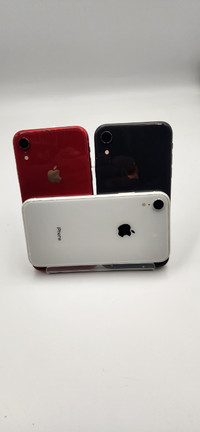 iPhone XR 128gb White or Black 3 Months Warranty W/Charger