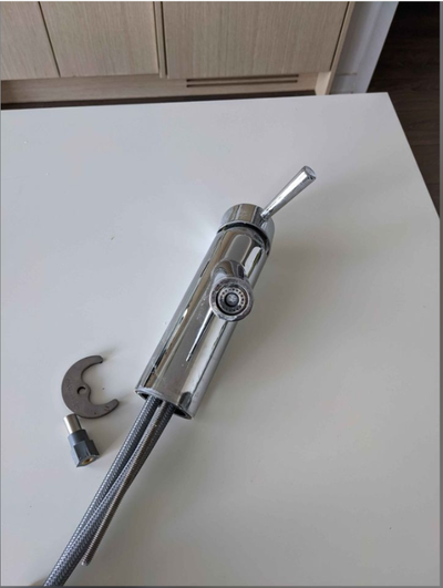 Used like new Moen bathroom vanity faucet. Chrome finish. Model: 6100. See website for details: http...