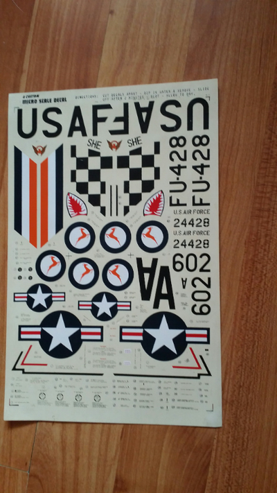 Micro Scale Aircraft Decal Sheet, View more