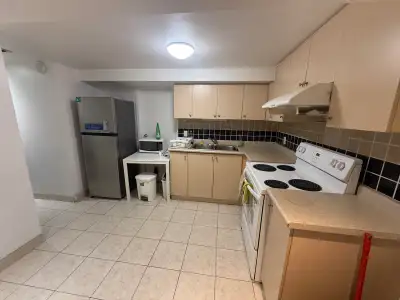 Basement apt for rent on lofthouse square M1W 2E2. Suitable for 1-2 person. The apartment has two be...