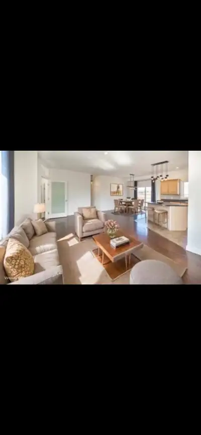 Modern 3 bedroom home with large fenced yard in