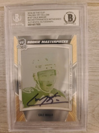 2019-20 The Cup Cale Makar Rookie Signed Printing Plate 1/1.