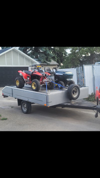 Custom sled, Atv, toy hauler trailer