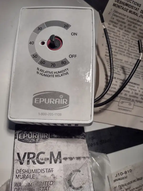 Dehumidistat EPURAIR VRC-M (J10-810) 125-250VAC 20-80% SPST63013092284419127