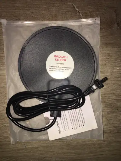 Bird bath deicer heater, View more