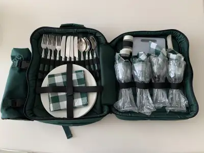 Picnic Basket Backpack (setting for 4), View more