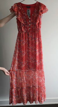 Flutter Sleeve Maxi Dress - New, still with tags