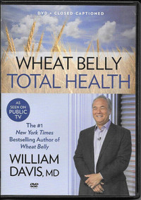 Wheat Belly Total Health with William Davis M.D.-NEW/SEALED DVD