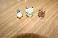 Miniature Owl Figurines