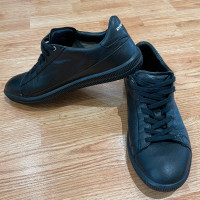 Women’s Size 8 All Premium Black Leather Diesel Sneaker