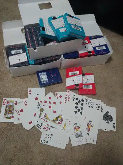 Original casino cards 2$per pack . Few dozens available . Pick from North Van . Thanks !!