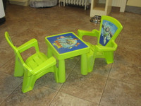Kids Toy Story Patio Set-- 2 Chairs and Table