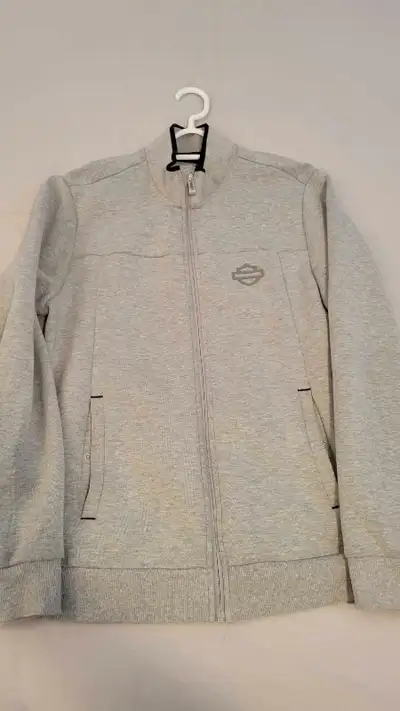 Men's Harley Davidson zip up sweater. Size slim large.