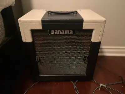 Panama Conquerer 5. Hand wired amp based off Fender 5F1 Champ circuit with the addition of an attenu...