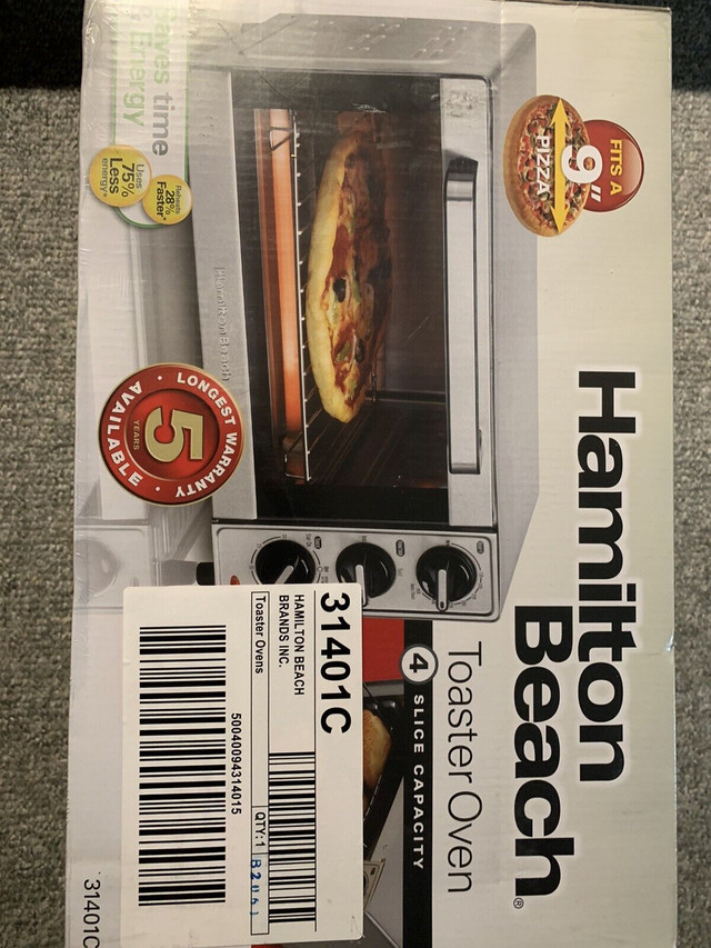 Hamilton Beach 4 Slice Toaster Oven 31401C - New in Toasters & Toaster Ovens in Mississauga / Peel Region - Image 2