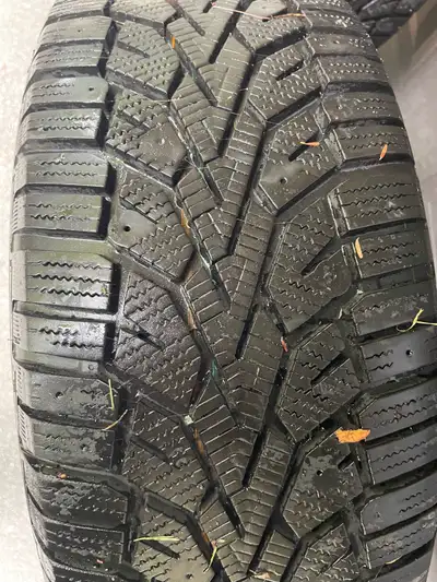 These tires have one season of light use and are mounted on Mazda alloy wheels which were refurbishe...