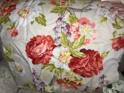 Floral 100% Cotton Fabric with Duragard Finish-66 x 66 cm, View more